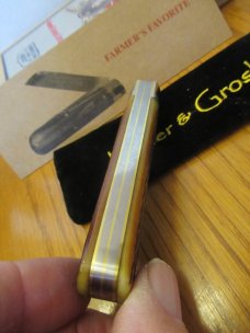Maher & Grosh By Great Eastern Harness Jack Antique Yellow Pick Bone  Pattern # 863223 P