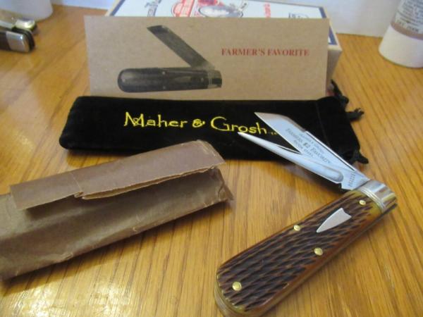 Maher & Grosh By Great Eastern Harness Jack Antique Yellow Pick Bone  Pattern # 863223 P