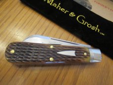 Maher & Grosh By Great Eastern Harness Jack Antique Yellow Pick Bone  Pattern # 863223 P