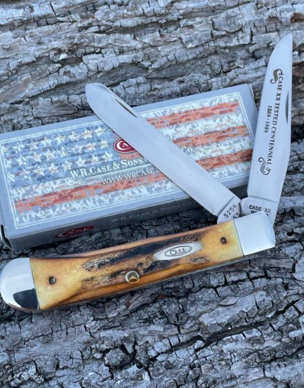 CASE XX ** 1989 CENTENNIAL STAG TRAPPER BEAUTIFUL STAG