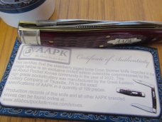 Great Eastern 2022 AAPK Club Knife 1 of 100 Elderberry Coon Skinner Pattern # 81822  