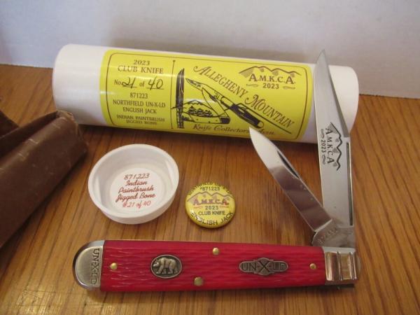 Great Eastern 2023 Allegheny Mt Club Knives 1 of 40 Indian Paintbrush  English Jack Pattern # 871223