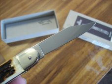 Hubertus Knife Solingen, Germany Small 08 Genuine  Stag/Antler  5 3/4 " Open Lillyput NIB