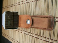 SCHRADE OLD TIMER 858 LUMBERJACK LARGE OLDER HIGH CARBON STEEL POCKET KNIFE W/BOX, SHEATH & PAPERS 