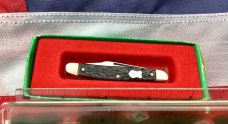 Vintage  J A Henckels 3 Blade Small Stockman MDL#1813 Knife w/ Great Bone Handles! NOS
