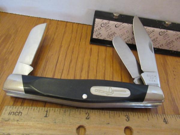 Buck1992 Delrin Handle Rough Cut Stockman Model # 301 