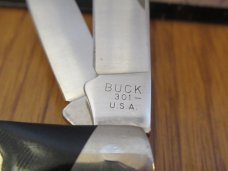 Buck1992 Delrin Handle Rough Cut Stockman Model # 301 