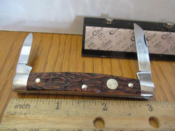 Boker Solingen Germany Half Congress Staglon Handles Pattern # 6384 Boker Solingen Germany Half Congress Staglon Handles Pattern # 6384