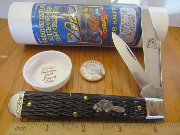 Great Eastern 2023 Oregon Club Knife 1 of 50 Autumn Bone  English Jack Pattern # 871223