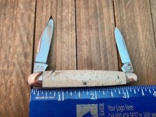 Wendell Carson Sleeveboard Pen Knife Fossilized Walrus Bone 2007