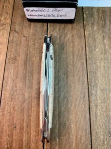Wendell Carson Sleeveboard Pen Knife Fossilized Walrus Bone 2007