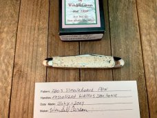 Wendell Carson Sleeveboard Pen Knife Fossilized Walrus Bone 2007