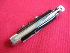 Vintage Italian 1950's Small 14 cm. Picklock Stiletto Horn Switchblade 