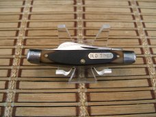 SCHRADE OLD TIMER 34OT MIDDLEMAN U.S.A. VINTAGE OLDER HIGH CARBON STEEL UNUSED VINTAGE POCKET KNIFE