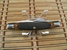 SCHRADE OLD TIMER 34OT MIDDLEMAN U.S.A. VINTAGE OLDER HIGH CARBON STEEL UNUSED VINTAGE POCKET KNIFE