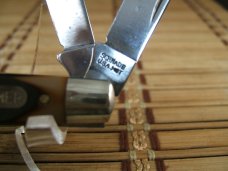 SCHRADE OLD TIMER 34OT MIDDLEMAN U.S.A. VINTAGE OLDER HIGH CARBON STEEL UNUSED VINTAGE POCKET KNIFE
