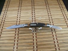 SCHRADE OLD TIMER 34OT MIDDLEMAN U.S.A. VINTAGE OLDER HIGH CARBON STEEL UNUSED VINTAGE POCKET KNIFE