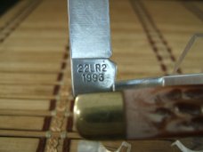 CAMMILUS NEW YORK U.S.A. 22LR2 1993 VINTAGE CLASSIC RIMFIRE LARGE TRAPPER FOLDING POCKET KNIFE