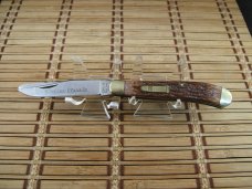 CAMMILUS NEW YORK U.S.A. 22LR2 1993 VINTAGE CLASSIC RIMFIRE LARGE TRAPPER FOLDING POCKET KNIFE