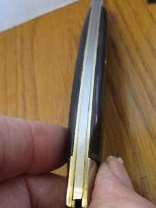 C.C.CO, Buffalo Horn Large Premium Stock Knife 