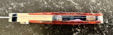Unique Russian Prison Knife (RPK) Switchblade, Hand Painted Pin Up Girl Handle, Used 