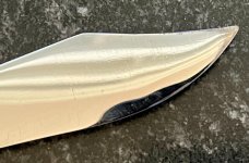 Unique Russian Prison Knife (RPK) Switchblade, Hand Painted Pin Up Girl Handle, Used 