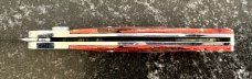 Unique Russian Prison Knife (RPK) Switchblade, Hand Painted Pin Up Girl Handle, Used 