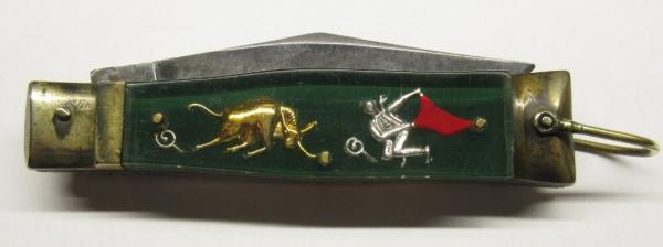 Bull Fighter / Dragon  Leverlock Auto Knife / Arrow Stamped on Tang