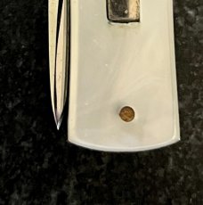 Rare Miniature Bonsa Lever Lock Switchblade Knife, Germany, 4.75 Inch, Used