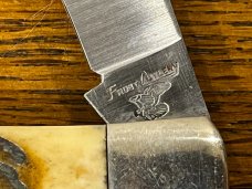 Frost Cutlery Single-Blade Folding Hunter w/Stag Scales