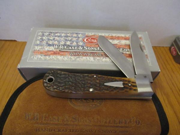 Case XX 2019 Tony Bose Brown Bone Bullnose Trapper Pattern # TB622019   CM154
