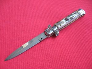 NEW ARMANDO BELTRAME 8" STAG Bayonet Blade ITALIAN STILETTO Knife