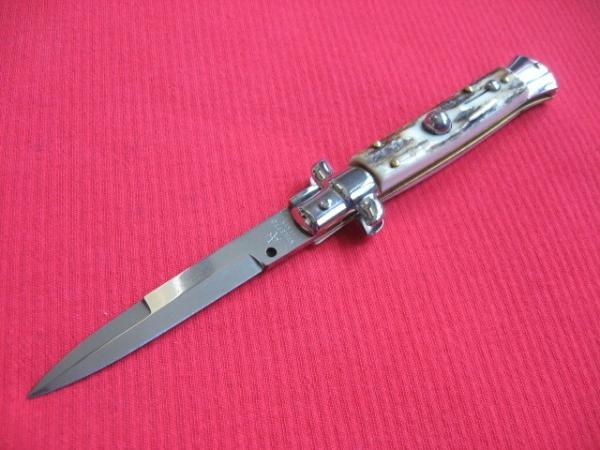 NEW ARMANDO BELTRAME 8" STAG Bayonet Blade ITALIAN STILETTO Knife