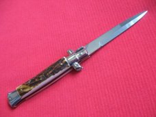 NEW ARMANDO BELTRAME 8" STAG Bayonet Blade ITALIAN STILETTO Knife