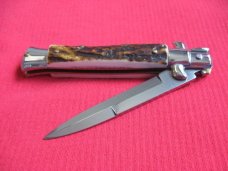 NEW ARMANDO BELTRAME 8" STAG Bayonet Blade ITALIAN STILETTO Knife