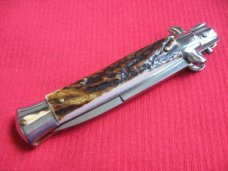 NEW ARMANDO BELTRAME 8" STAG Bayonet Blade ITALIAN STILETTO Knife