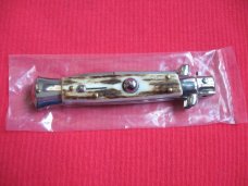 NEW ARMANDO BELTRAME 8" STAG Bayonet Blade ITALIAN STILETTO Knife