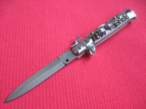NEW ARMANDO BELTRAME 8" STAG Dagger Blade ITALIAN STILETTO Knife