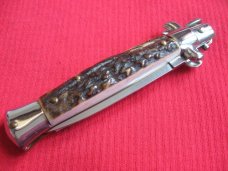 NEW ARMANDO BELTRAME 8" STAG Dagger Blade ITALIAN STILETTO Knife