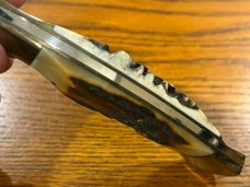 Parker-Brothers K115 Single-Blade Lockback Knife w/Jigged & Gnarly Stag Scales
