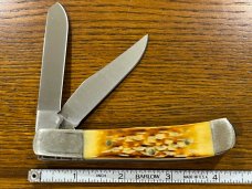 Parker-Edwards 1423-2 2-Blade Trapper w/Jigged Bone Scales 