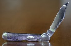 Case Copperlock Purple Jigged Bone 61549L 1997 