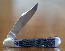 Case Copperlock Purple Jigged Bone 61549L 1997 