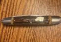 BEAUTY RED STAG LARGE DOG HEAD SLEEVEBOARD WHITTLER