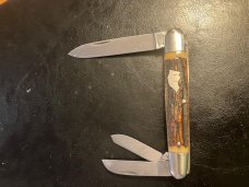 BEAUTY RED STAG LARGE DOG HEAD SLEEVEBOARD WHITTLER