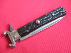 Vintage Italian Maserin & De Nardo Fulcrum Shell Puller Switchblade Knife