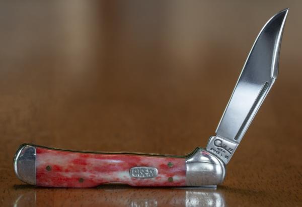 Case Mini Copperlock 61749L #2228 Smooth Red Appaloosa 1998 Case Mini Copperlock 61749L #2228 Smooth Red Appaloosa 1998