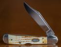 Case Copperlock Burnt White Jigged Bone 1997 61549L #2231 LTC