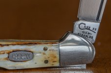 Case Copperlock Burnt White Jigged Bone 1997 61549L #2231 LTC