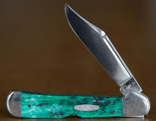 Case Copperlock Smooth Green Appaloosa 61549L #2210 1997 Long Tail C Case Copperlock Smooth Green Appaloosa 61549L #2210 1997 Long Tail C